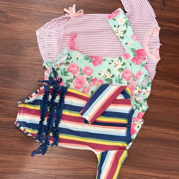 THREE Ruffle Butts Swimsuits 6-12 mo - Picture 7 of 7